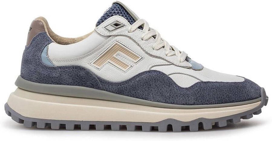 Floris van Bommel Sfm-10238 De Gripper Sneakers Leer Heren Wit