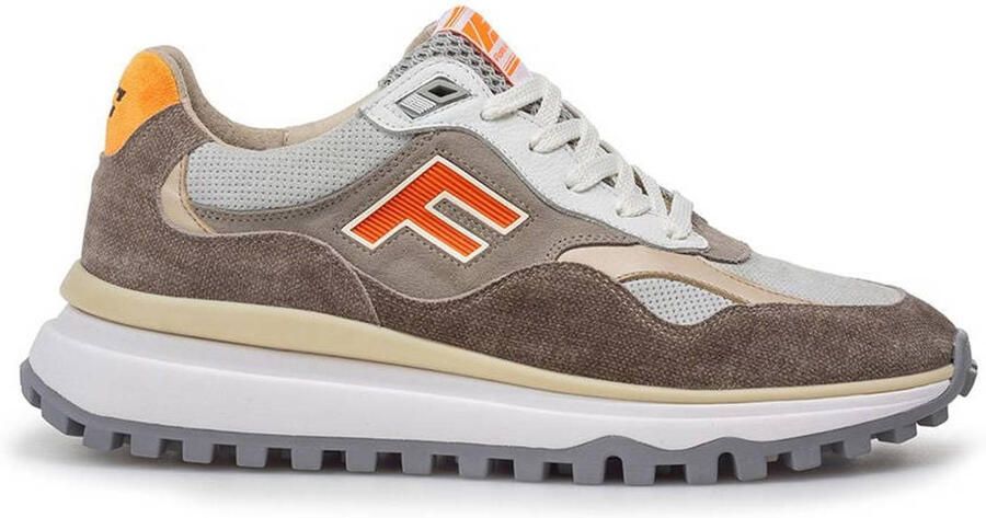 FLORIS VAN BOMMEL Lage Sneakers Heren Sfm-10238 De Gripper Maat: 46 Materiaal: Nubuck Kleur: Grijs