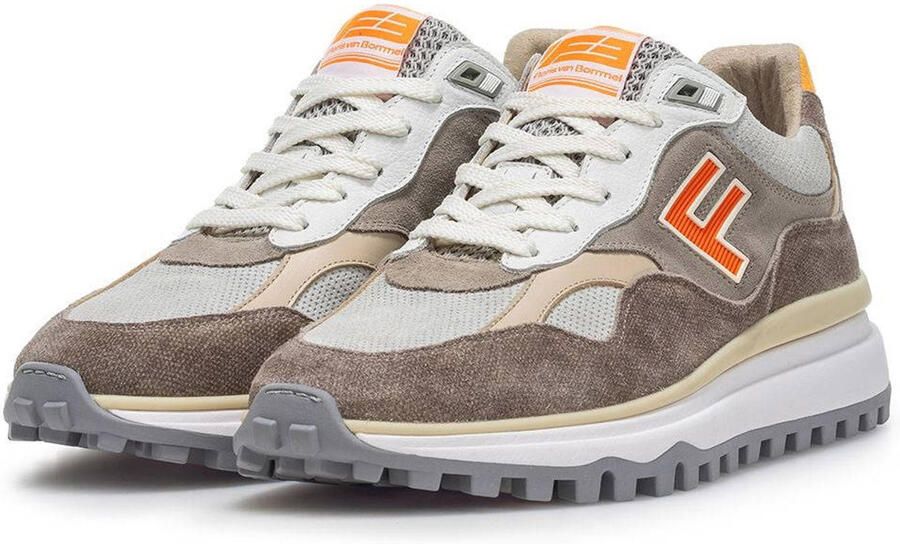 FLORIS VAN BOMMEL Lage Sneakers Heren Sfm-10238 De Gripper Maat: 46 Materiaal: Nubuck Kleur: Grijs - Foto 2