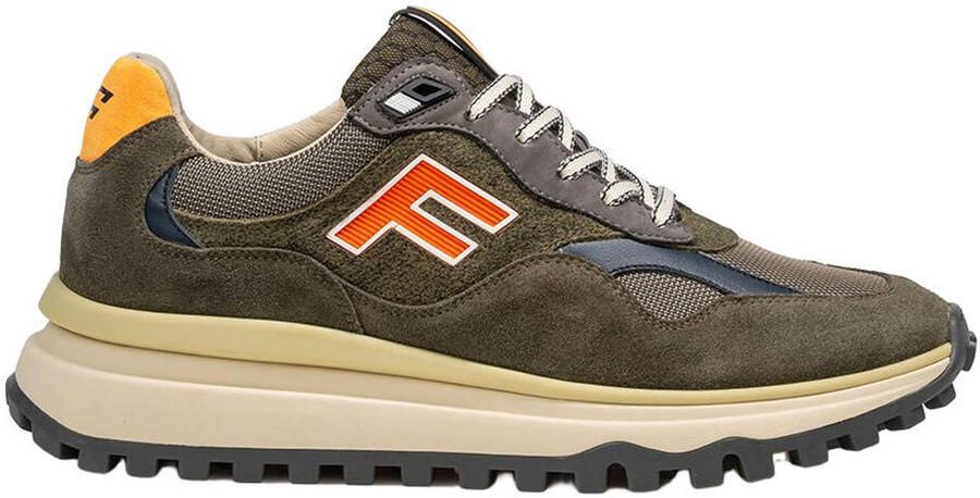 Floris van Bommel Sfm-10238 De Gripper Sneakers Textiel Heren Groen