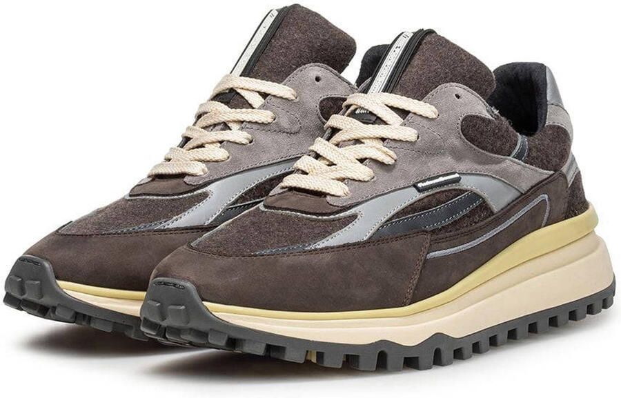 Floris van Bommel SFM-10172-20-01 heren sneakers (9) bruin - Foto 2