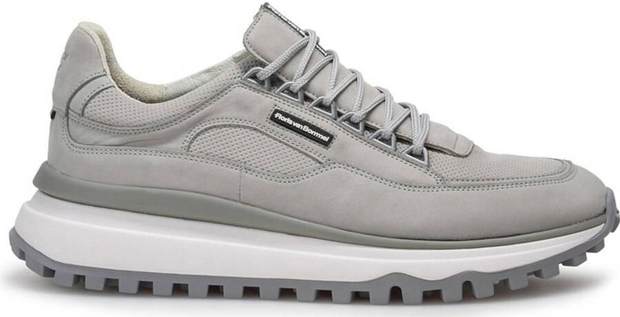 Floris van Bommel Sfm-10248 De Gripper Sneakers Suède Heren Grijs