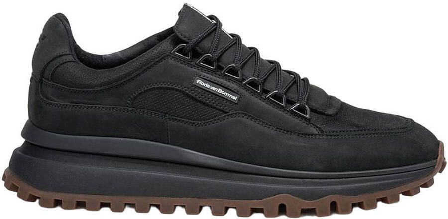 Floris van Bommel De Gripper 03.07 leren sneakers zwart