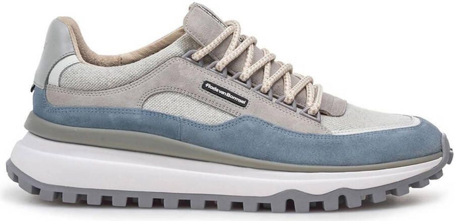 FLORIS VAN BOMMEL Lage Sneakers Heren Sfm-10248 De Gripper Maat: 42 Materiaal: Textiel Kleur: Grijs