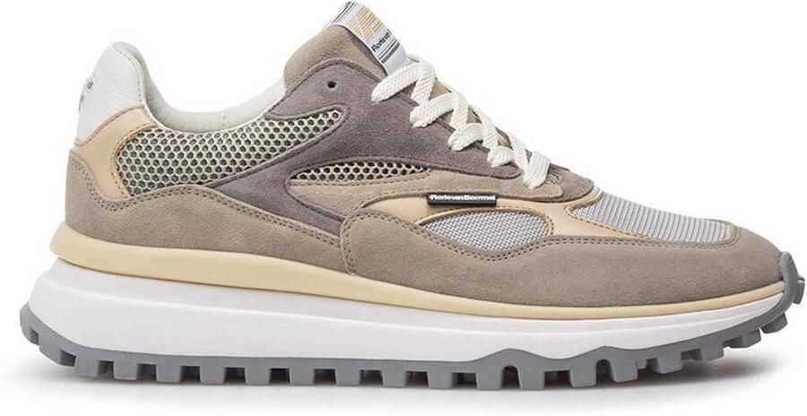 Floris van Bommel De Gripper 07.00 suède sneakers lichtgrijs