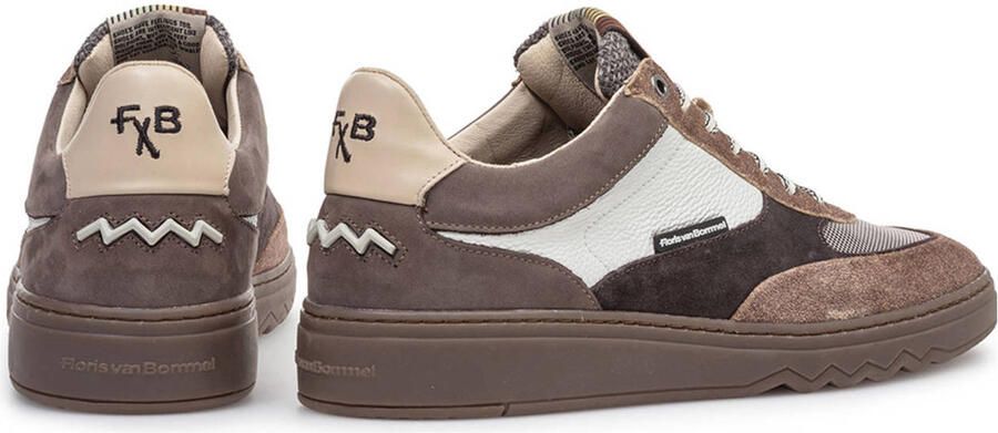 FLORIS VAN BOMMEL Lage Sneakers Heren Sfm-10172 De Gripper Maat: 39⅓ Materiaal: Nubuck Kleur: Grijs - Foto 8