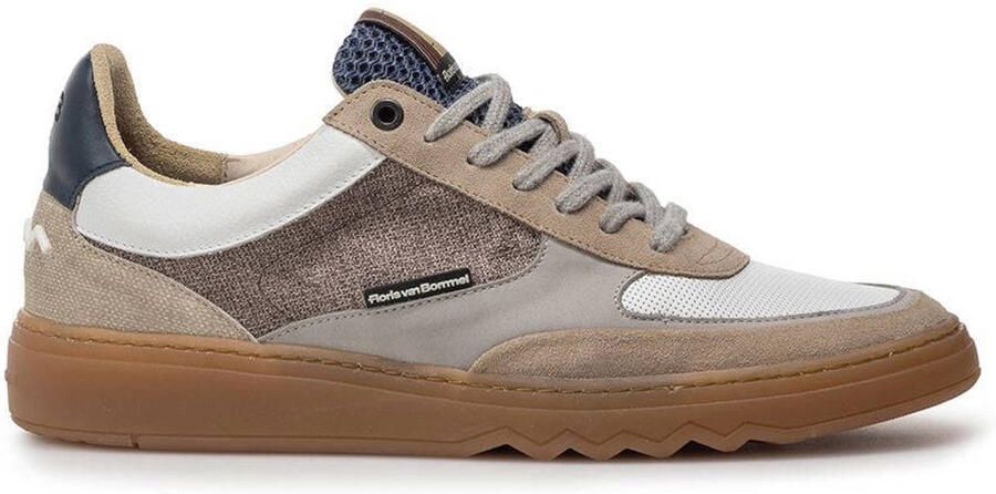 FLORIS VAN BOMMEL Lage Sneakers Heren Sfm-10143 De Kupster Maat: 41⅓ Materiaal: Textiel Kleur: Beige