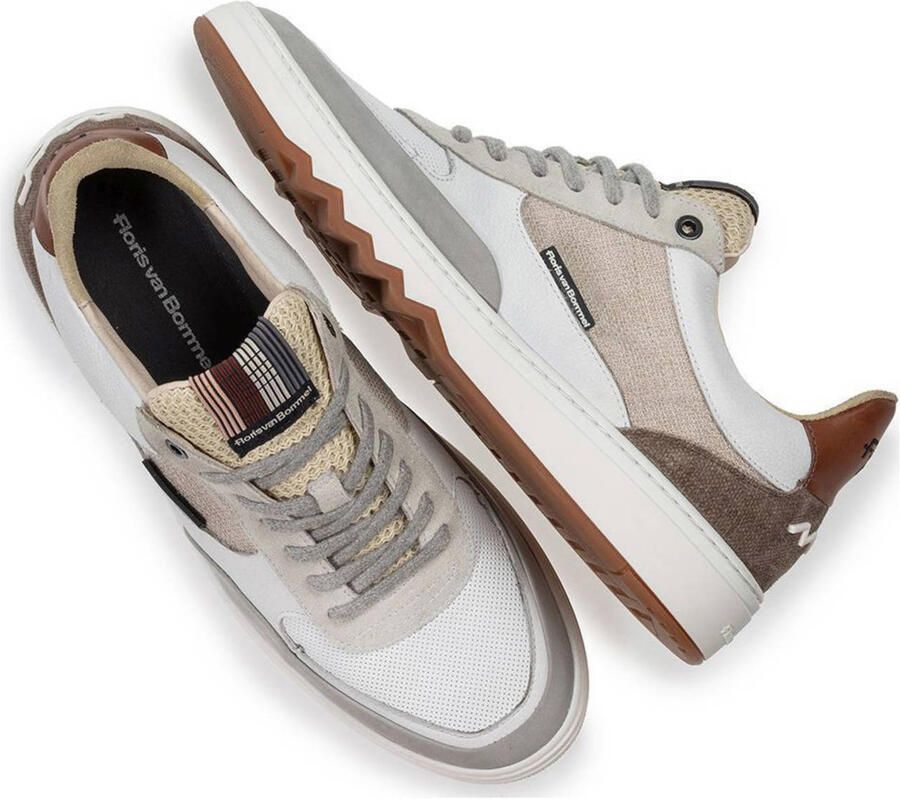 Floris van Bommel DE KUPSTER 05.23 Lage sneakersVrije tijdsschoenenHeren sneakers Wit beige - Foto 2