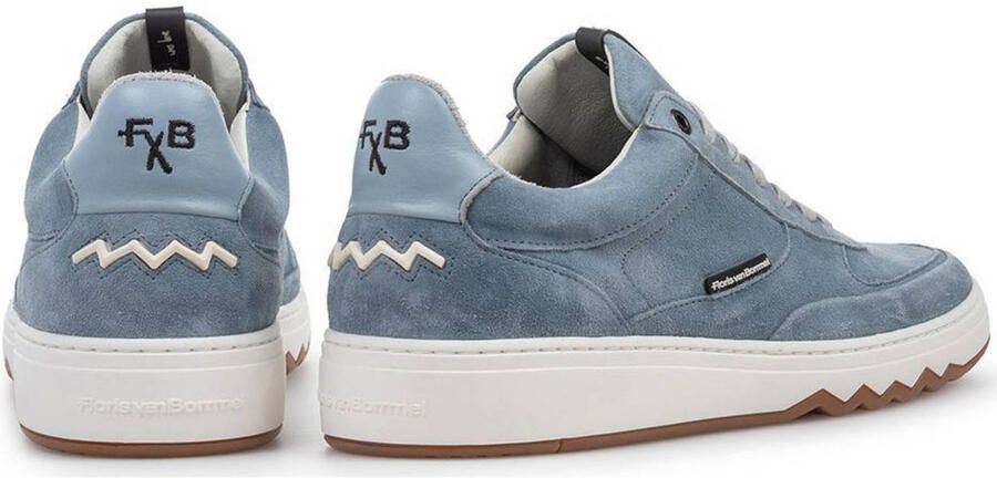Floris van Bommel De Kupster 05.25 suède sneakers lichtblauw - Foto 3