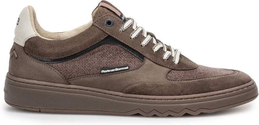 Floris van Bommel De Kupster 09.00 suède sneakers taupe