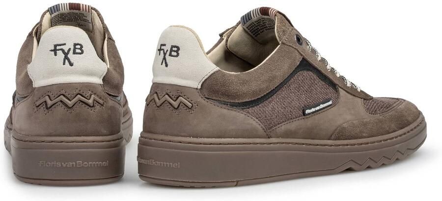 Floris van Bommel De Kupster 09.00 suède sneakers taupe - Foto 3