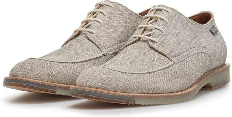 Floris van Bommel De Lexer 01.21 suède veterschoenen lichtbruin - Foto 2