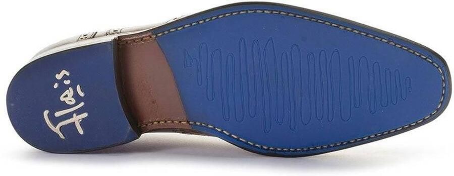 Floris van Bommel De Loper 04.05 leren veterschoenen donker cognac - Foto 3