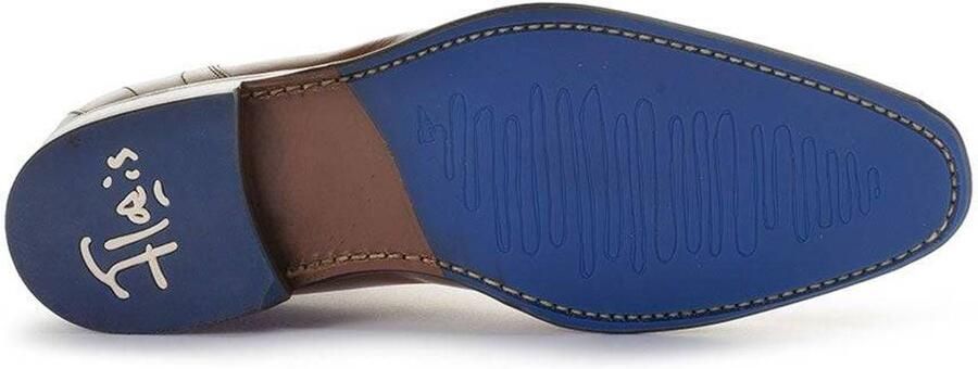 Floris van Bommel DE LOPER 15.00 Nette herenschoenen Business half-hoog Cognac - Foto 6
