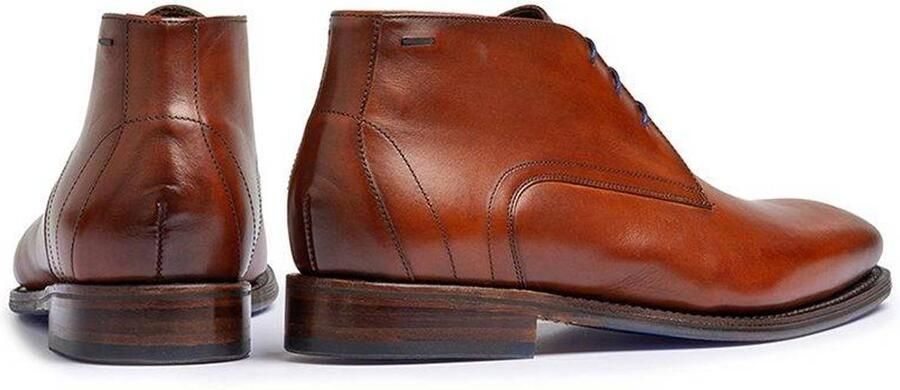 Floris van Bommel DE LOPER 15.00 Nette herenschoenen Business half-hoog Cognac - Foto 5