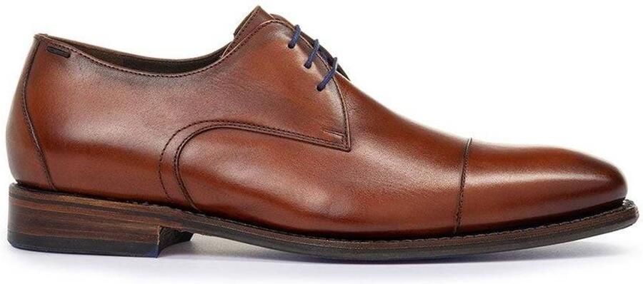 FLORIS VAN BOMMEL Nette Schoenen Heren Sfm-30310 De Loper Leer Cognac