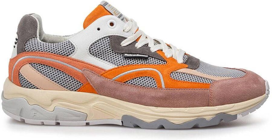Floris van Bommel De Rezer 01.05 suède sneakers oranje