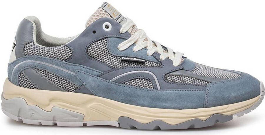 FLORIS VAN BOMMEL Lage Sneakers Heren Sfm-10258 De Rezer Maat: 38 Materiaal: Suède Kleur: Blauw
