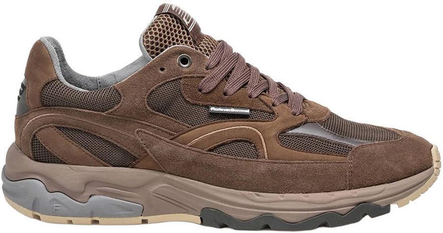 Floris van Bommel De Rezer 01.27 suède sneakers taupe