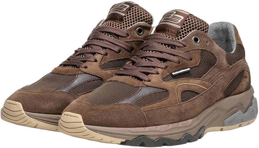 Floris van Bommel De Rezer 01.27 suède sneakers taupe - Foto 2