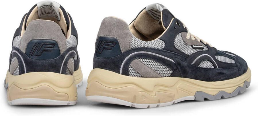 Floris van Bommel Sfm-10258 De Rezer Sneakers Suède Heren Blauw - Foto 3