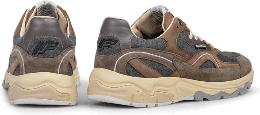 Floris van Bommel De Rezer 01.45 suède sneaker taupe - Foto 3