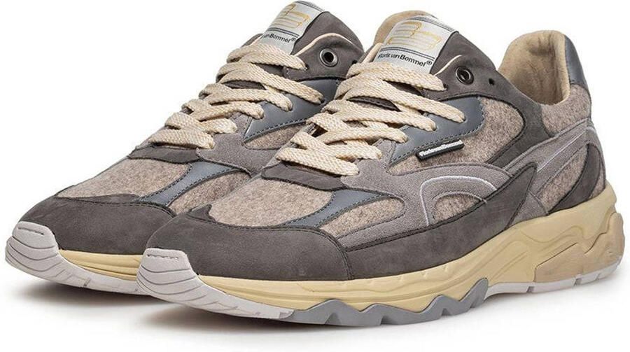 Floris van Bommel De Rezer 01.46 leren sneaker donker grijs - Foto 2