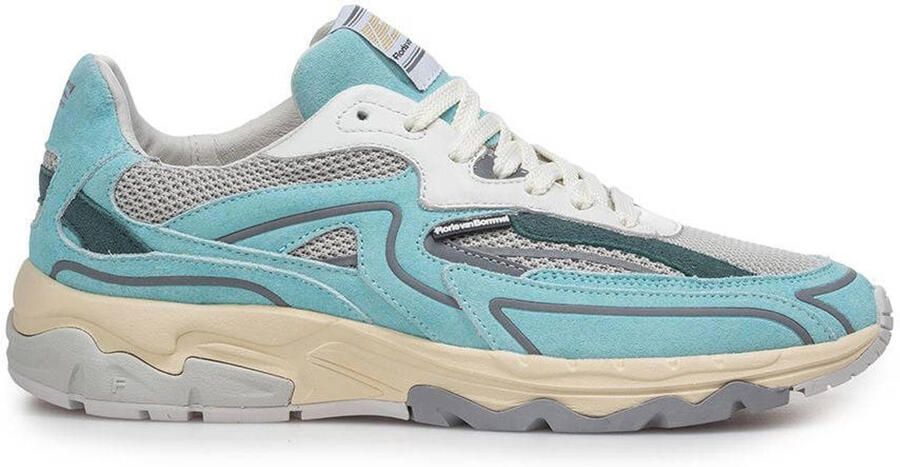 Floris van Bommel De Rezer 02.02 suède sneakers lichtblauw