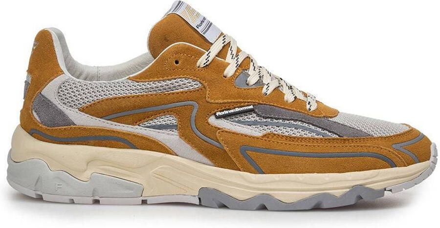 Floris van Bommel De Rezer 02.03 suède sneakers lichtbruin