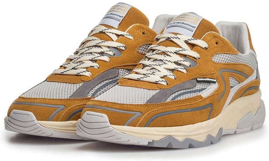 Floris van Bommel De Rezer 02.03 suède sneakers lichtbruin - Foto 3