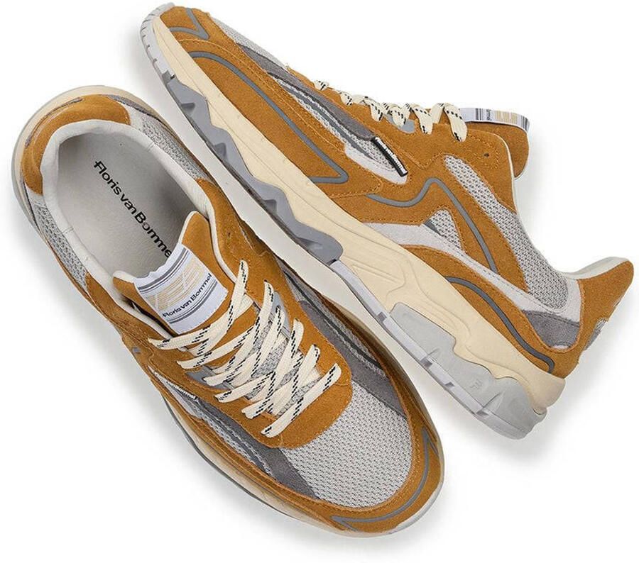 Floris van Bommel De Rezer 02.03 suède sneakers lichtbruin - Foto 2