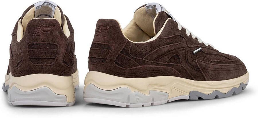 Floris van Bommel De Rezer 02.05 suède sneakers bruin - Foto 3