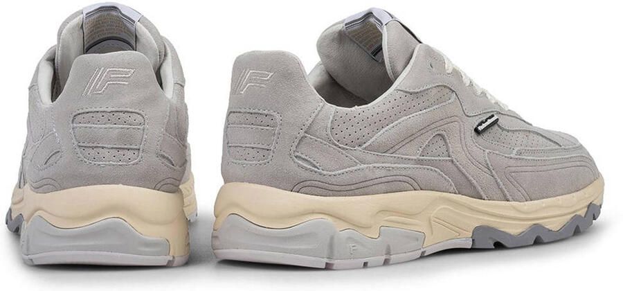 Floris van Bommel De Rezer 02.07 suède sneakers lichtgrijs - Foto 4