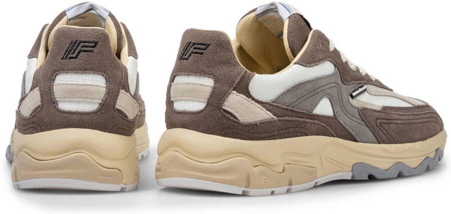Floris van Bommel De Rezer 02.09 suède sneakers taupe - Foto 3