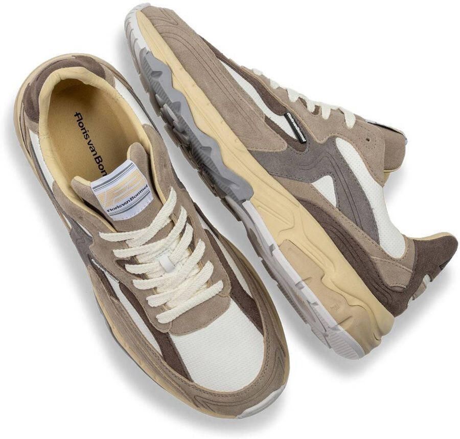 Floris van Bommel De Rezer 02.10 suède sneaker licht bruin - Foto 2