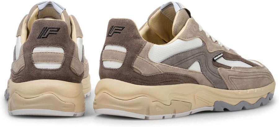 Floris van Bommel De Rezer 02.10 suède sneakers lichtbruin - Foto 3