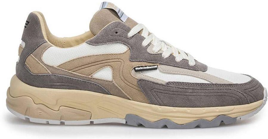 Floris van Bommel De Rezer 02.11 suède sneaker licht grijs