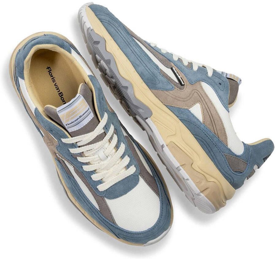 Floris van Bommel De Rezer 02.12 suède sneaker licht blauw - Foto 2