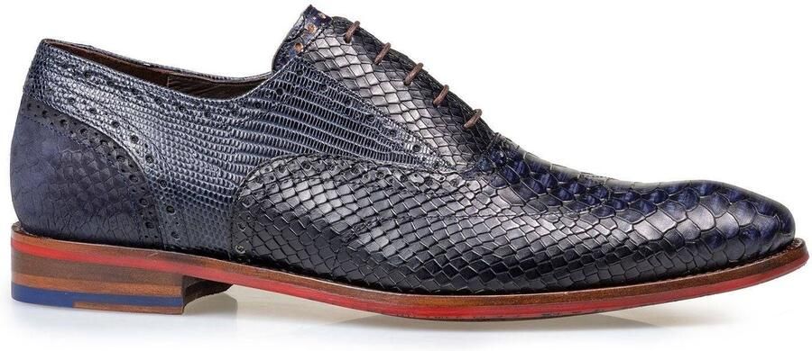 Floris van bommel De Stapper 05.17 Dark Blue G+ Wijdte Veterschoenen