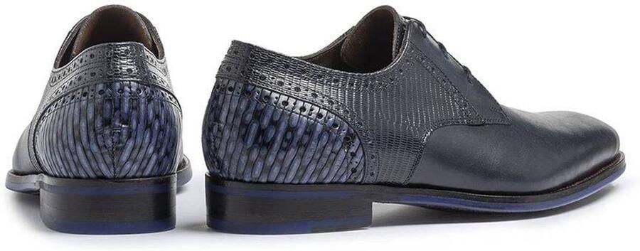 Floris van bommel 30361 De Stapper Dark Blue G+ Wijdte Veterschoenen - Foto 3