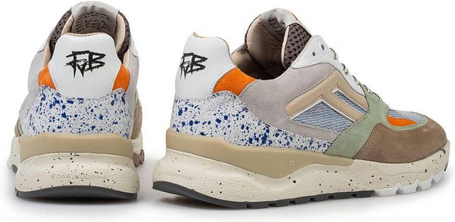 FLORIS VAN BOMMEL Lage Sneakers Heren Sfm-10154 De Treener Maat: 48⅔ Materiaal: Leer Kleur: Bruin - Foto 2