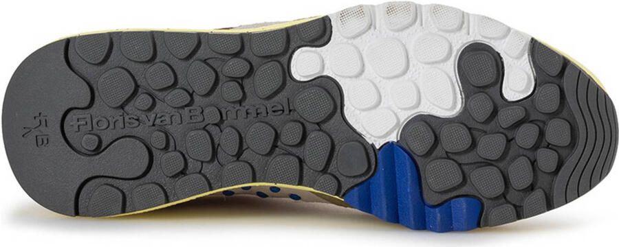 Floris van Bommel De Treener 01.57 suède sneakers bruin geel - Foto 3