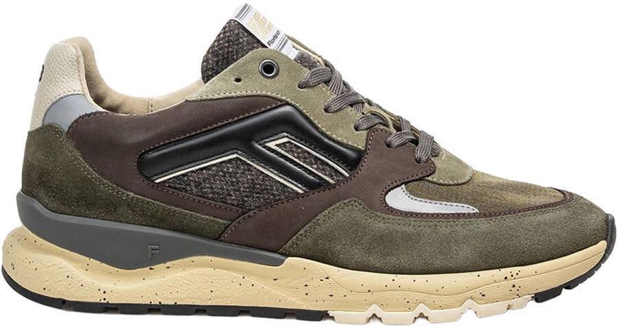 Floris van Bommel Sfm-10154 De Treener Sneakers Textiel Heren Groen