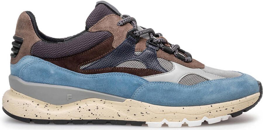 Floris van Bommel De Treener 05.00 suède sneakers lichtblauw bruin