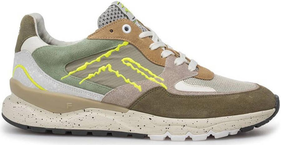 FLORIS VAN BOMMEL Lage Sneakers Heren Sfm-10243 De Treener Maat: 40 Materiaal: Suède Kleur: Groen