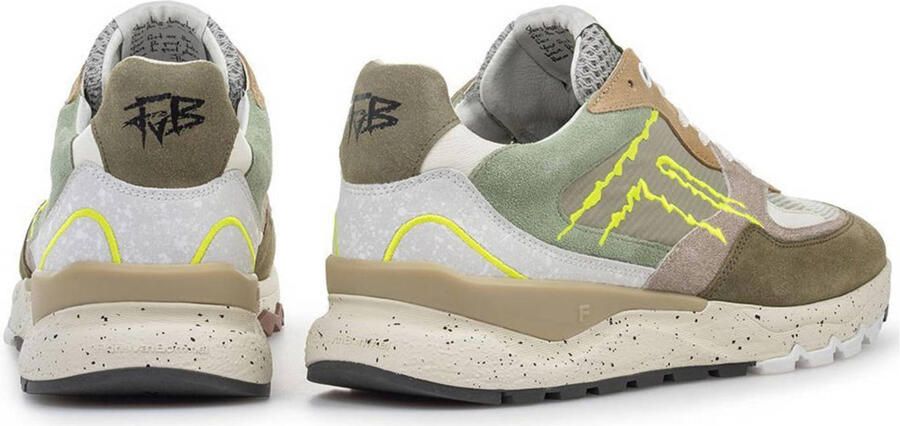 FLORIS VAN BOMMEL Lage Sneakers Heren Sfm-10243 De Treener Maat: 40 Materiaal: Suède Kleur: Groen - Foto 3