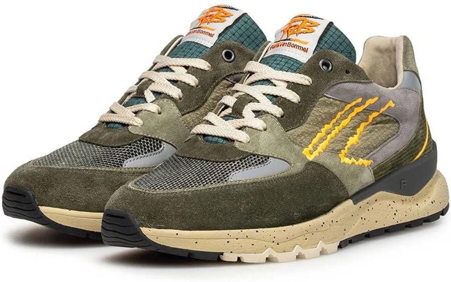 Van Bommel FLORIS HEREN SNEAKERS GROEN SFM-10243-51-01 DE TREENER 06.11-DARKGREEN-G½ - Foto 2