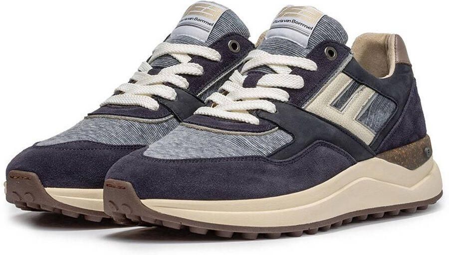 Floris van Bommel De Trikker 01.02 suède sneakers blauw - Foto 2