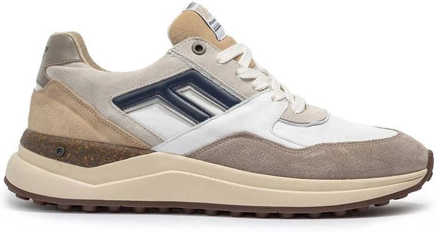 Floris van Bommel De Trikker 01.03 leren sneakers wit