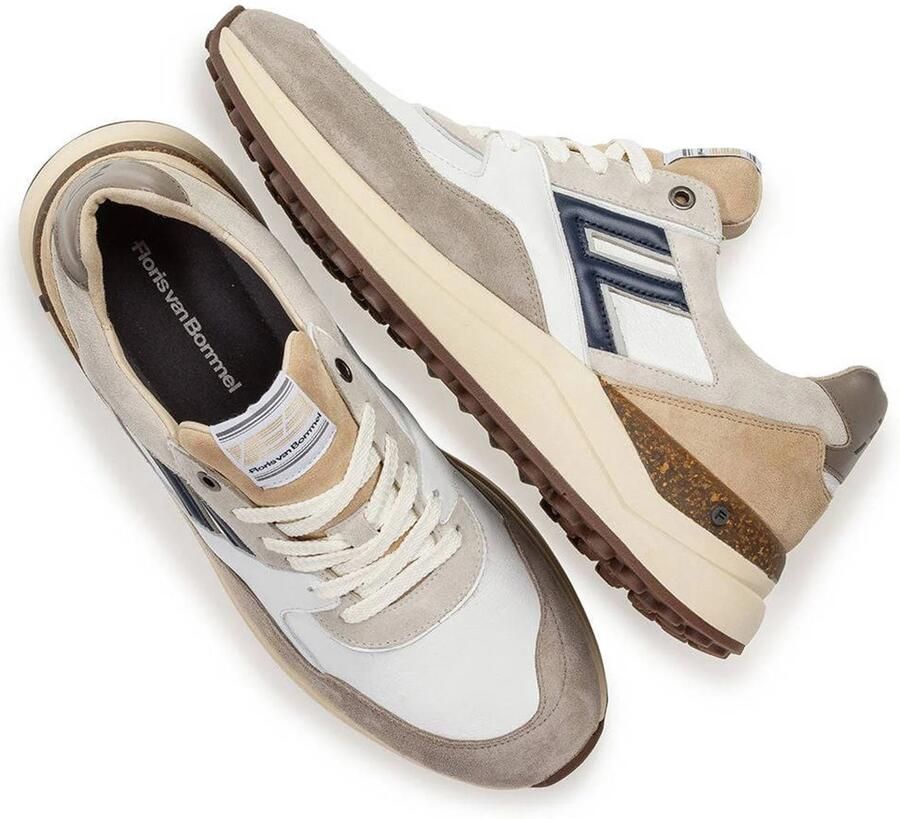 Floris van Bommel De Trikker 01.03 leren sneakers wit - Foto 2